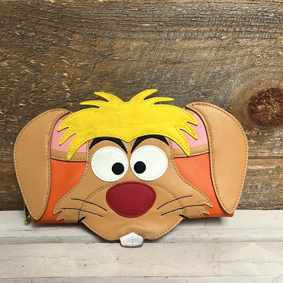 Loungefly Disney Alice in Wonderland March Hare Zip-Around Wallet Continental - Picture 1 of 9